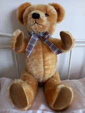 A Lovely Vintage Teddy Bear ( 55cm tall ) Possibly Farnell.
