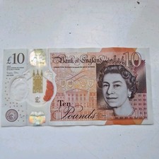Ten pound polymer note - 10£,