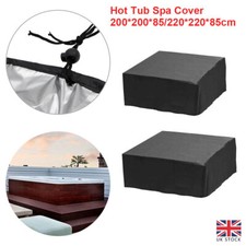 SPA Hot Tub Cover Guard Cap Square Furniture Dust Cover Anti-UV Protector 2 Size