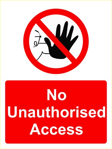Unauthorised access site - no,