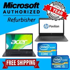 FAST CHEAP Intel Core i3 / i5 LAPTOP - 8GB RAM - WiFi - Windows 10 - 120GB / 1TB