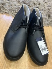 Fred Perry Men's BYRON Mid Leathers Black SHOES SIZE 11 UK EUR46 US12 BNWT