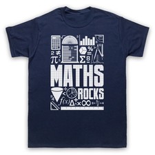 MATHS ROCKS MATH GEEK CHIC NERD MATHEMATICS MATHLETE MENS & WOMENS T-SHIRT