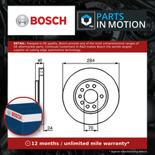 2x Brake Discs Pair Vented