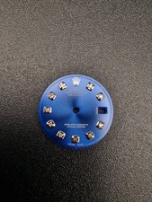 Rolex Dial Ladies Datejust 26mm Blue & Diamond Set Oyster Perpetual