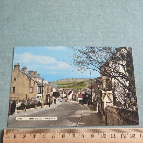 Vintage postcard main street - vintage,