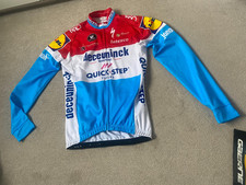 Vermarc deceuninck team mens l/s cycling jersey size M
