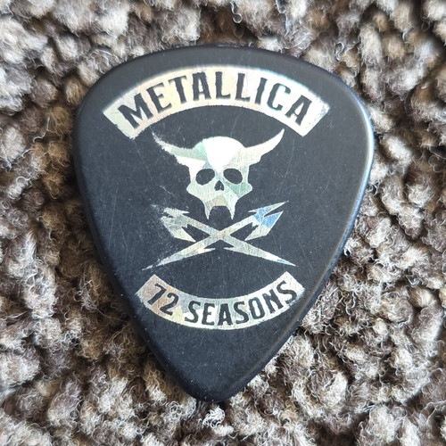 Metallica guitar pick plectrum - metallica, pick/plectrum