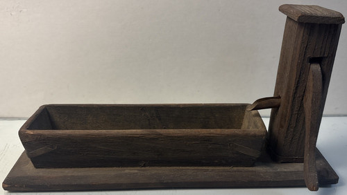 Wooden decorative hand pump - hand,
