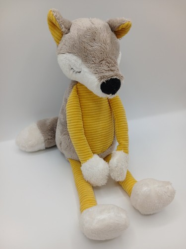 Rare mustard plush fox - rare, 32cm