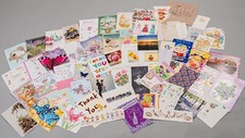 Assorted Greetings Card Fronts 60 Items – Mixed Styles – Crafting, Card Making B