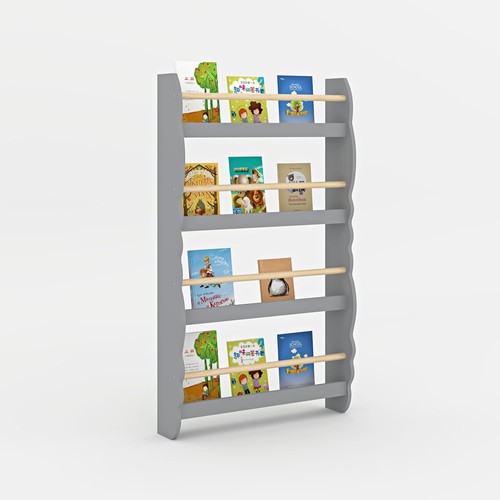 Kids bookcase wall shelf - bookcase,
