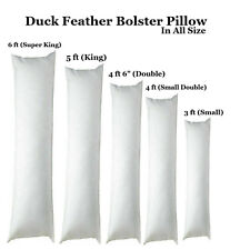 Bolster Pillows Duck Feather & Down Extra Filled Full Body Leg Support All Sizes