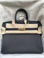 Hermes Birkin 25 Black + Bleu