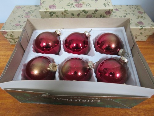Christmas hand blown glass - christmas,