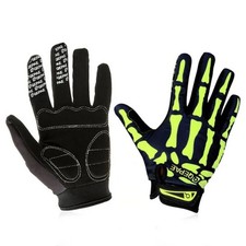Biker Skeleton Bone Gloves