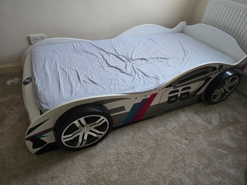Car racing bed bmw - car, bed,