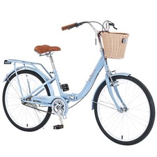 24" Folding Lady Bike, Single