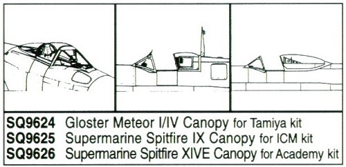 Squadron canopies sqs9626 48 - sqs9626, 1:48