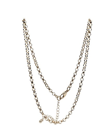 Gold tone rolo belcher chain - gold-tone,