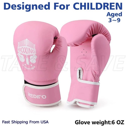 Kids pink boxing gloves - kids,