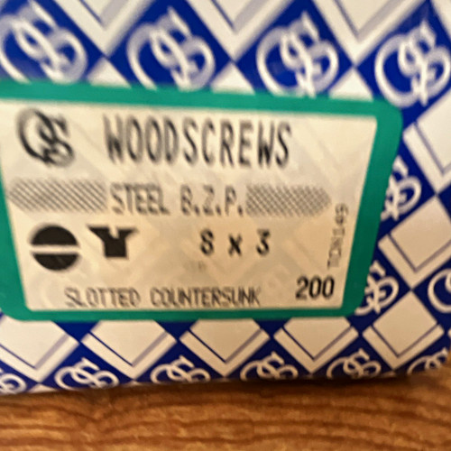 Wood screws size 3 in - wood,