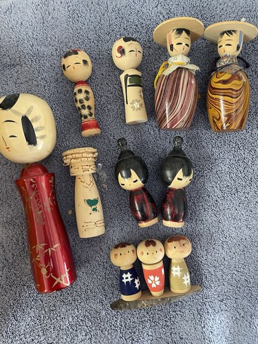 Japanese kokeshi doll wooden - japanese,