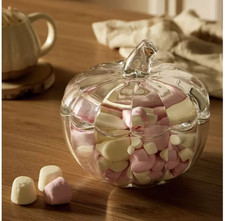 Home Pumpkin Shaped Glass Jar