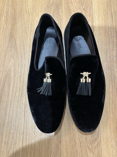 Zara man black - black, velvet