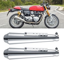 2x Slip-On Exhaust Muffler