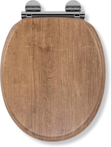 Solid oak toilet seat soft - solid,