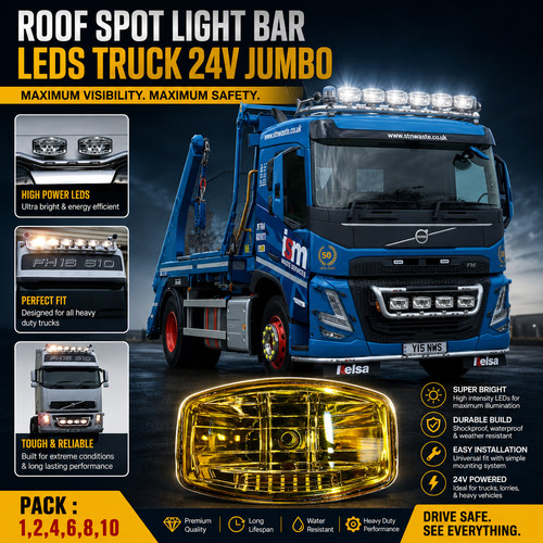 Truck 24v jumbo oval - 9.5",
