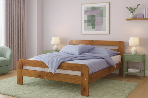 Handmade solid wood - solid, bed