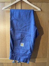 Carhartt Skill Pant Navy Blue Trousers W34 L32