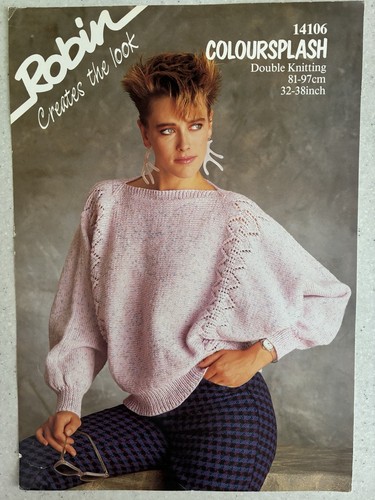 Robin vintage knitting pattern - robin,