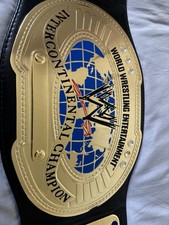 WWE Intercontinental Adult Size Wrestling Replica Belt Figs Inc 2010 WWF WCW