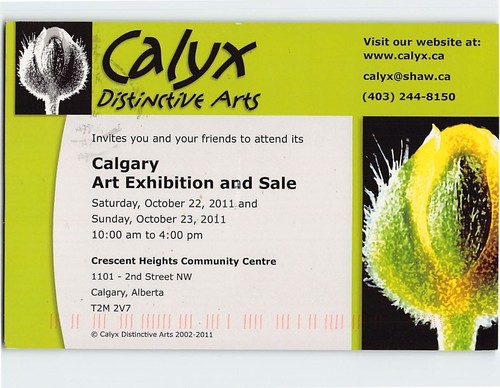Postcard calgary art - postcard,
