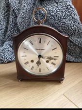 Vintage Mantel Clock KIENINGER West German Hermle 8 Day Clock Movement c1970s