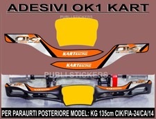 STICKERS "KART OK 1" FOR REAR