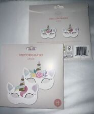 UNICORN Paper Face Masks 6 pack X 2 