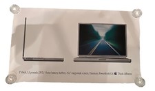 Apple Poster G4 PowerBook Think Different Promo 23x 40” 2001 Computer Mac READ