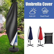 Heavy Duty Parasol Banana Umbrella Cover Cantilever Outdoor Patio Shield Oxford