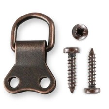 DOUBLE D RINGS BRONZE PLATED