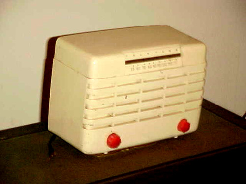 Antique radio teletone small - radio,