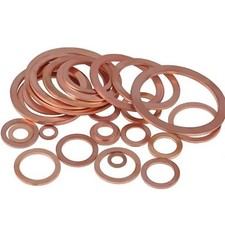 Metric Copper Sealing Washers M4 - M20 Flat Ring Gasket Sump Plug Washer