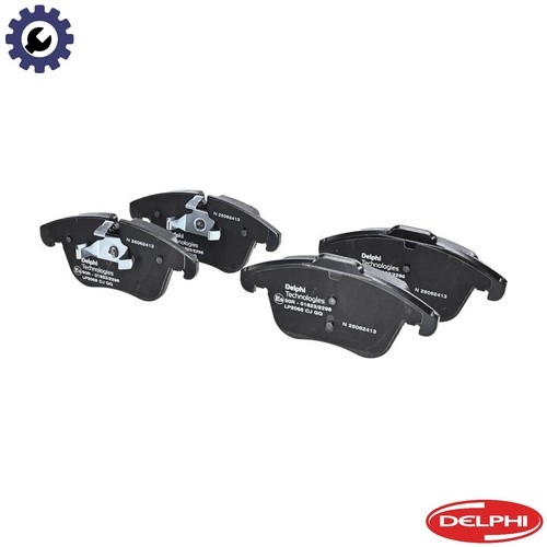 Brake pad set disc - brake,