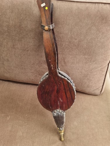 Vintage wooden leather fire - wooden,