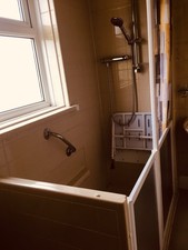disabled stand alone shower cubicle
