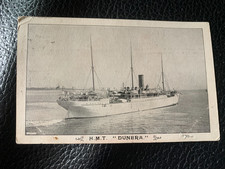 Hmt dunera steamship postcard - hmt,