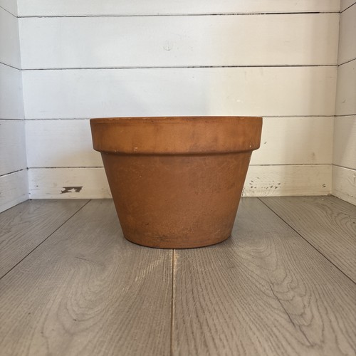 Large vintage terracotta pot - vintage,
